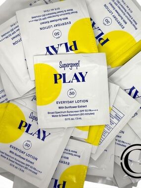 PACK OF 100 Supergoop PLAY SPF 50 Everyday Lotion with Sunflower Extract 10 oz